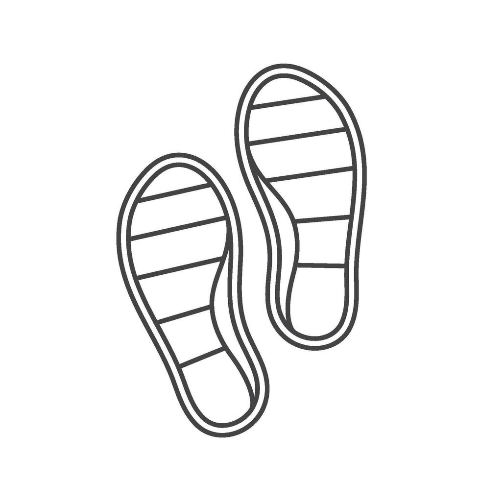 flexible rubber shoe soles icon element design template vector