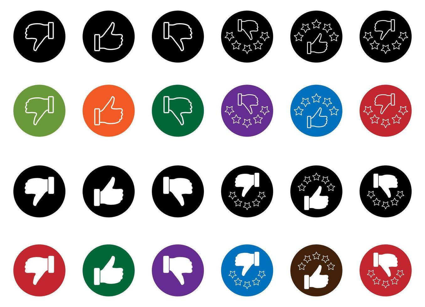Customer review rating with 5 stars and thumb up feedback. Five star rating badge, review rating icon. vector
