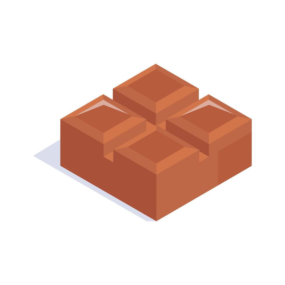 Yummy chocolate, well designed icon of chocolate bar in modern style vector