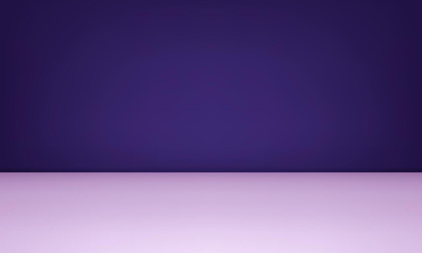 Dark purple Studio background. Space for selling products on the website. Violet Background Empty Room Studio with table. illustration. vector