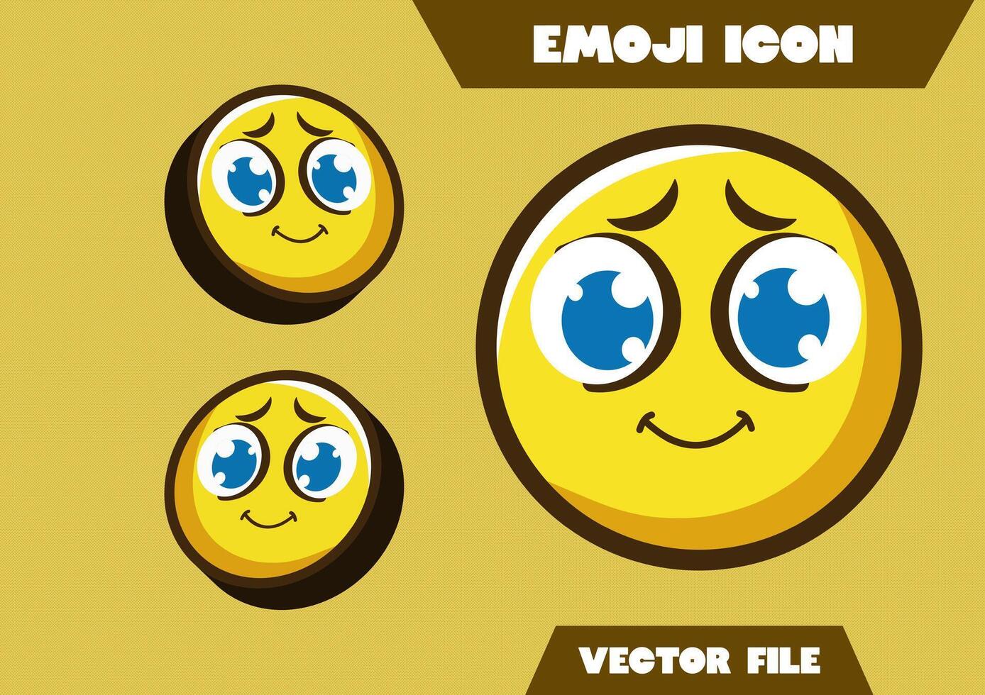 crying emoji icon vector