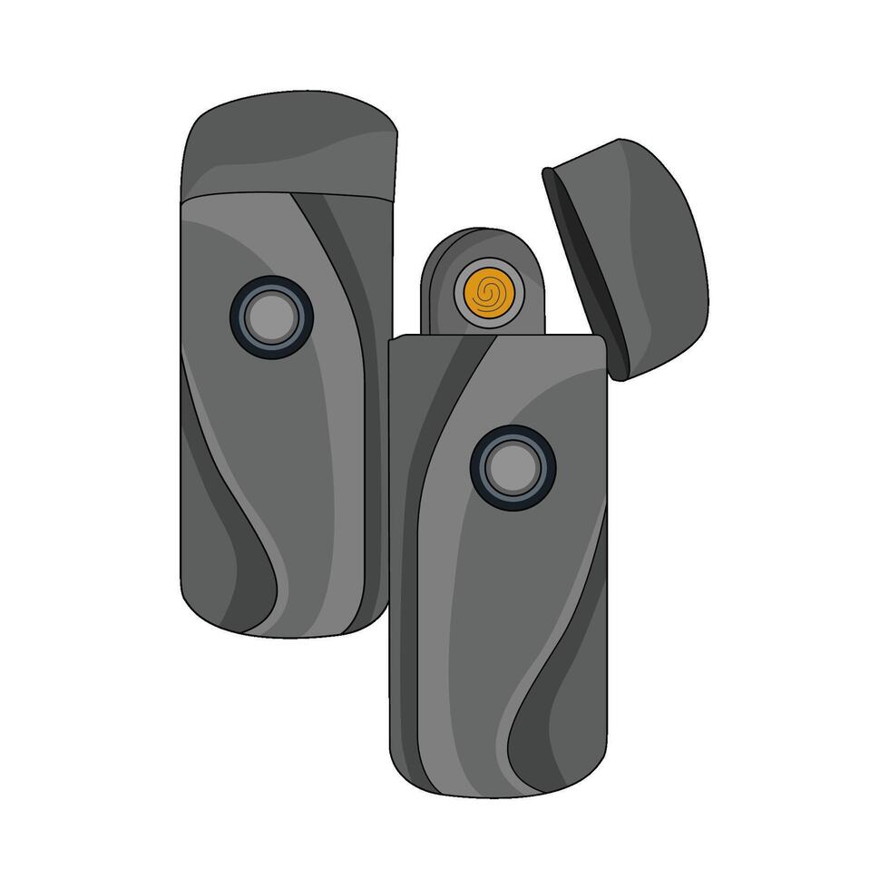 illustration of gas lighter vector