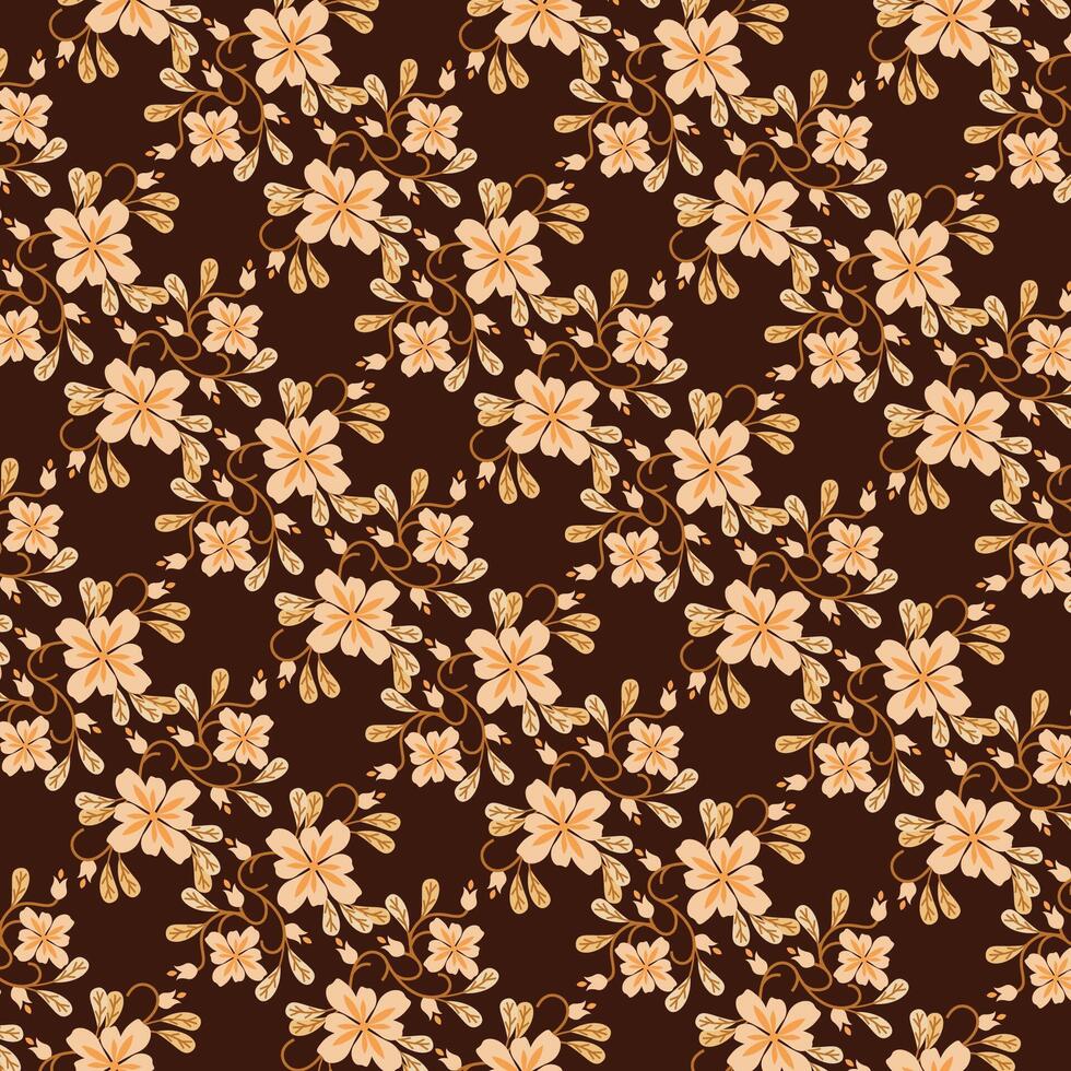 SEAMLESS PATTERN WITH NATURE THEMES vector
