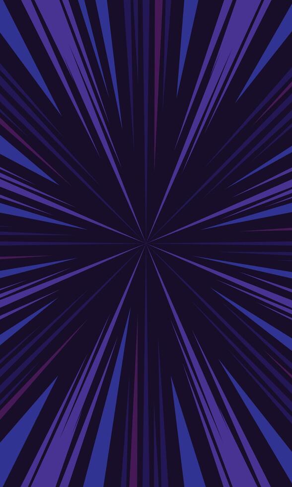 Abstract radial lines rays comic background vector