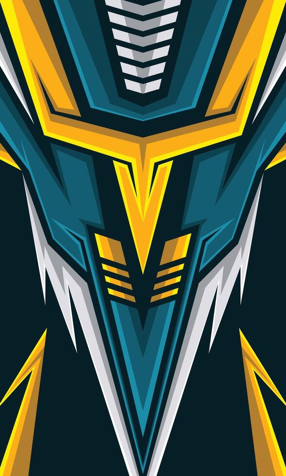 Sublimation printing template for sports jersey fabric vector
