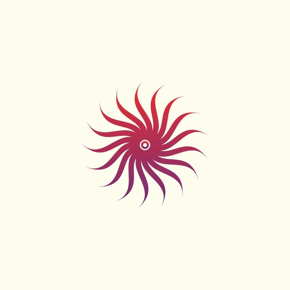 Vortex icon logo design template vector