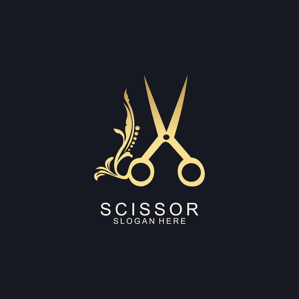 Barbershop logo design vector