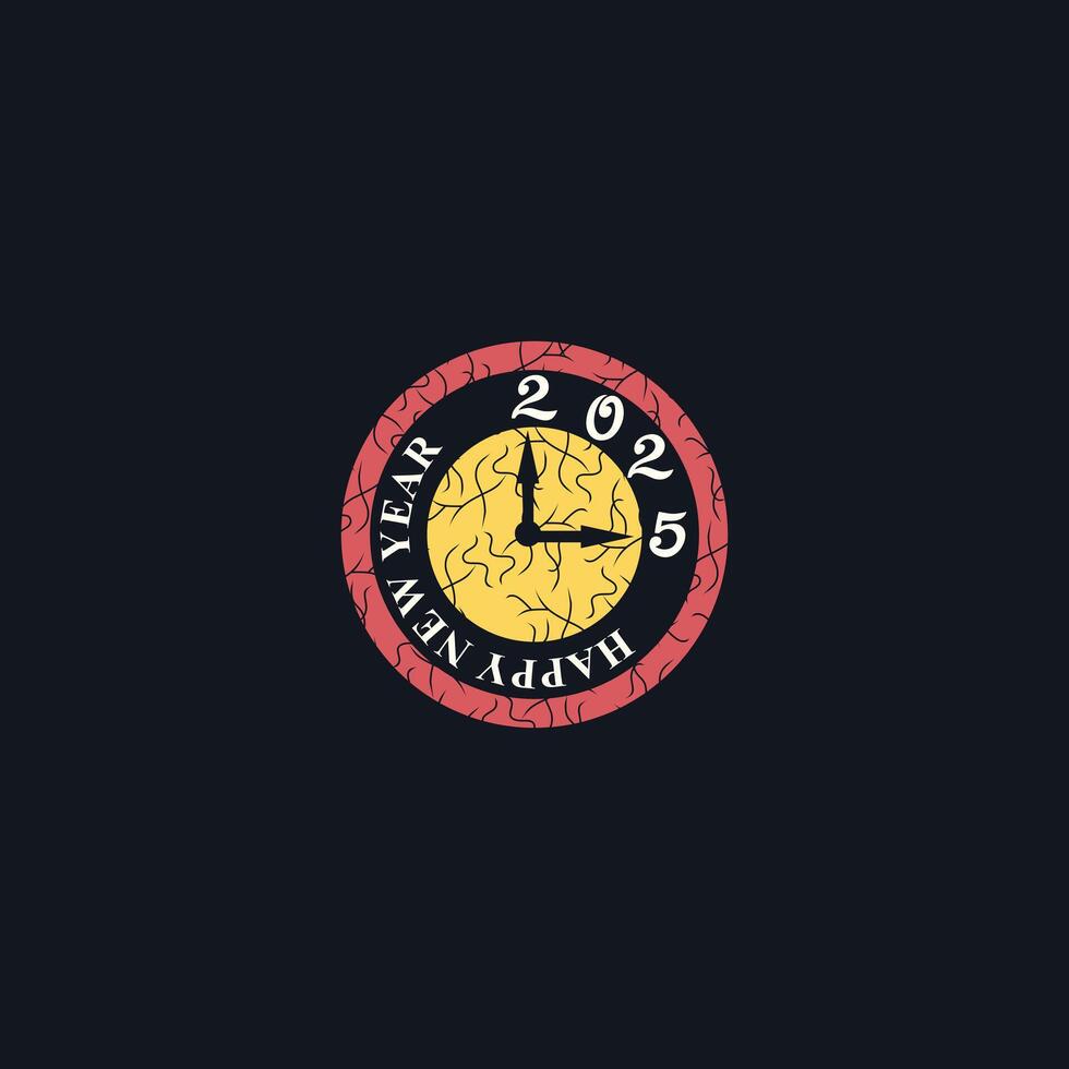 2025 design element icon with creative concept vector