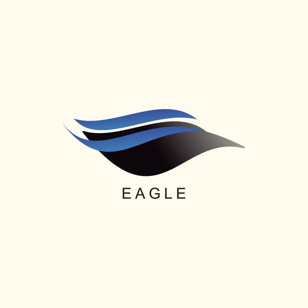 Extremely detailed eagle outline vector