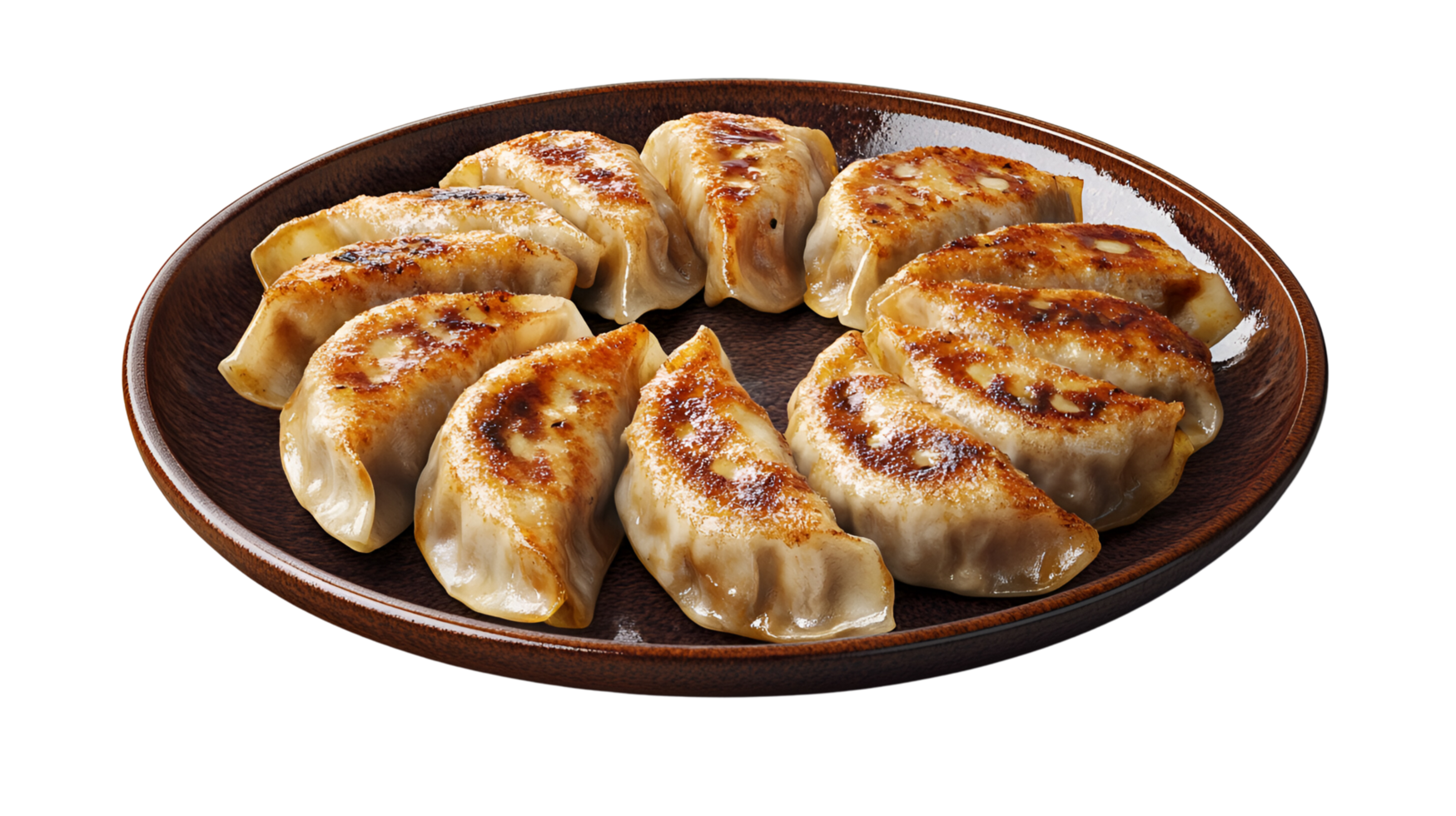 Pot Stickers Dumplings Gyoza No Background Applicable to any Context png