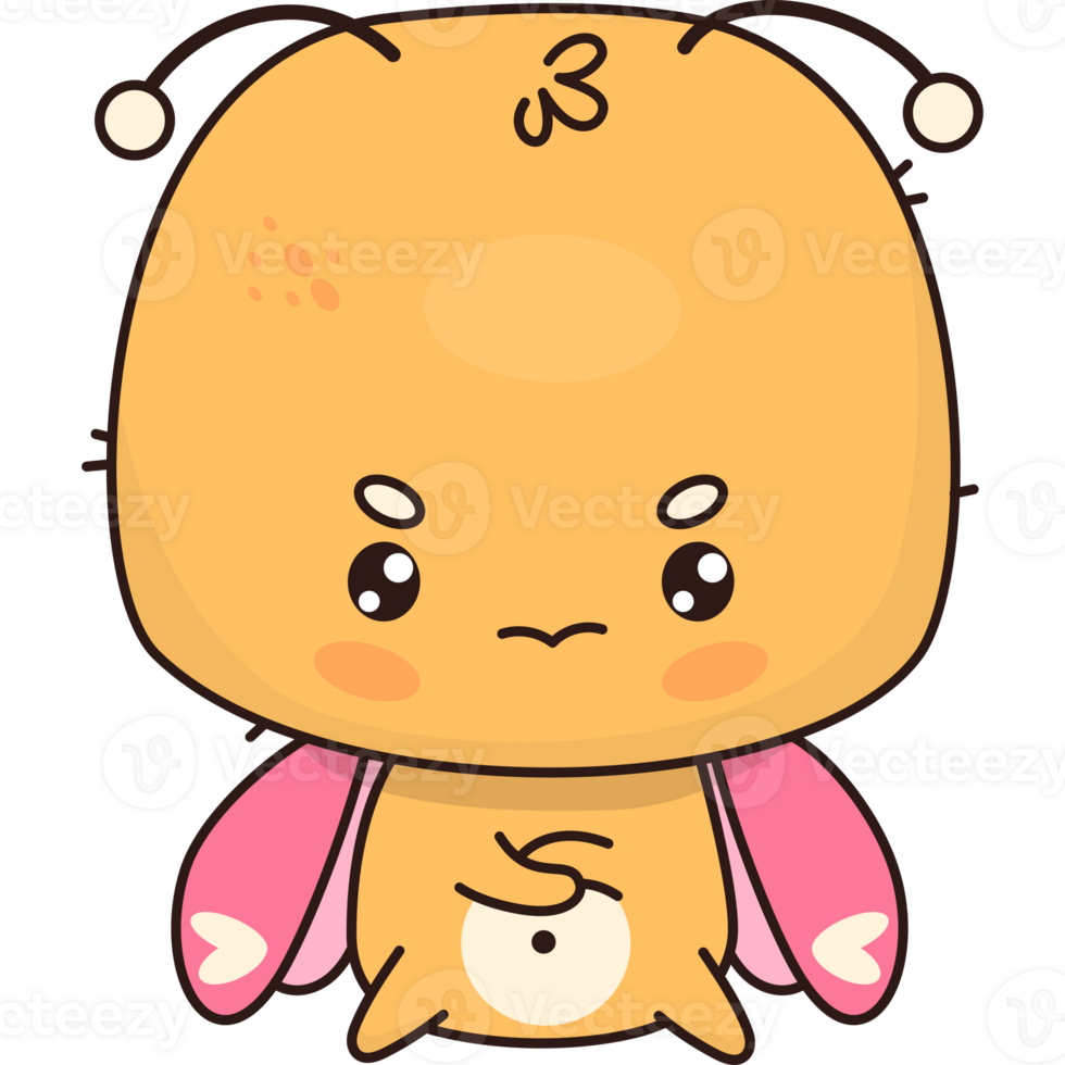 Sad unhappy butterfly png