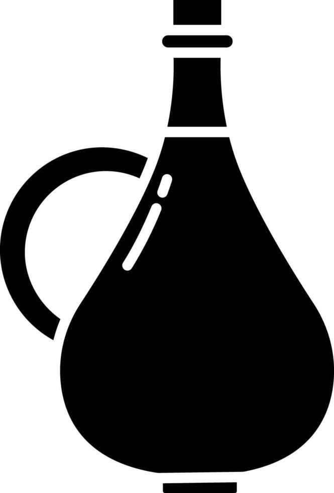 Jug solid glyph illustration vector