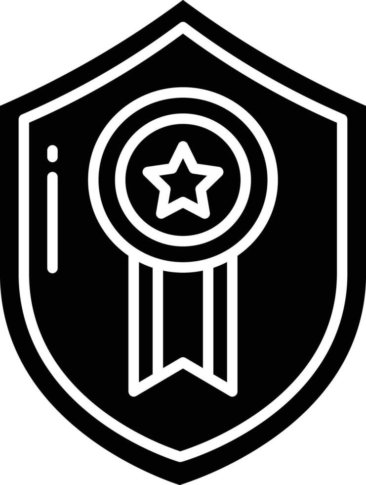Security solid glyph illustration vector