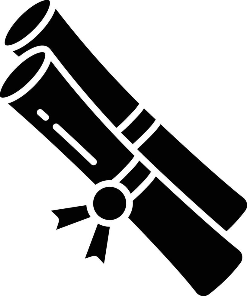 Law Page solid glyph illustration vector