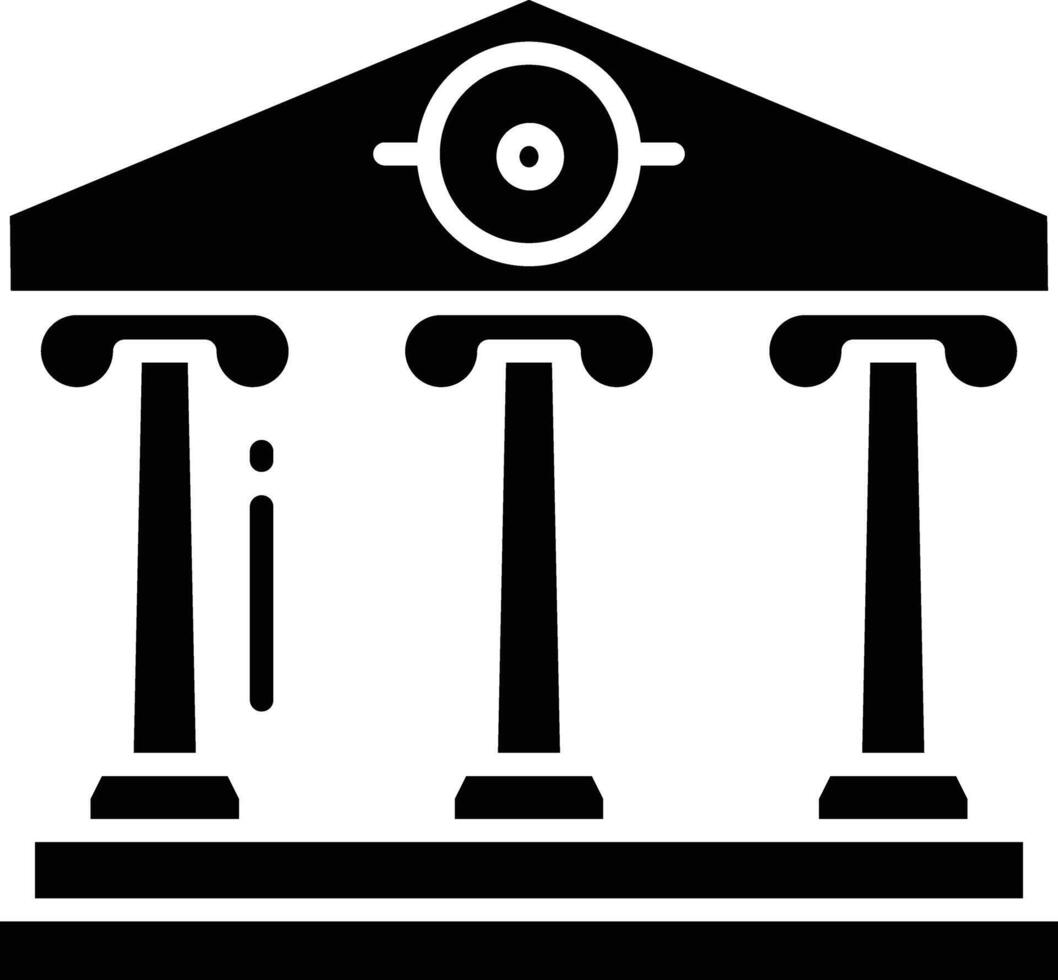 Custody solid glyph illustration vector