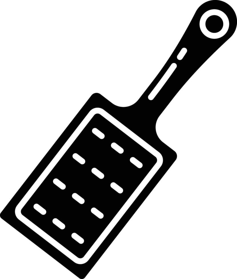 Grater solid glyph illustration vector