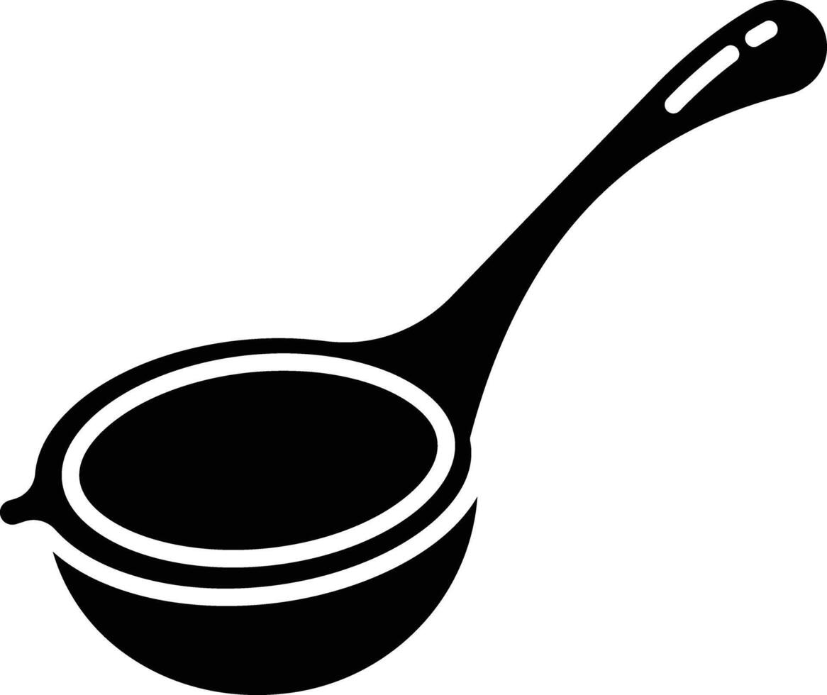 Strainer solid glyph illustration vector
