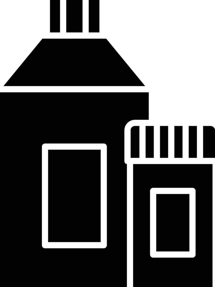 Detergent solid glyph illustration vector