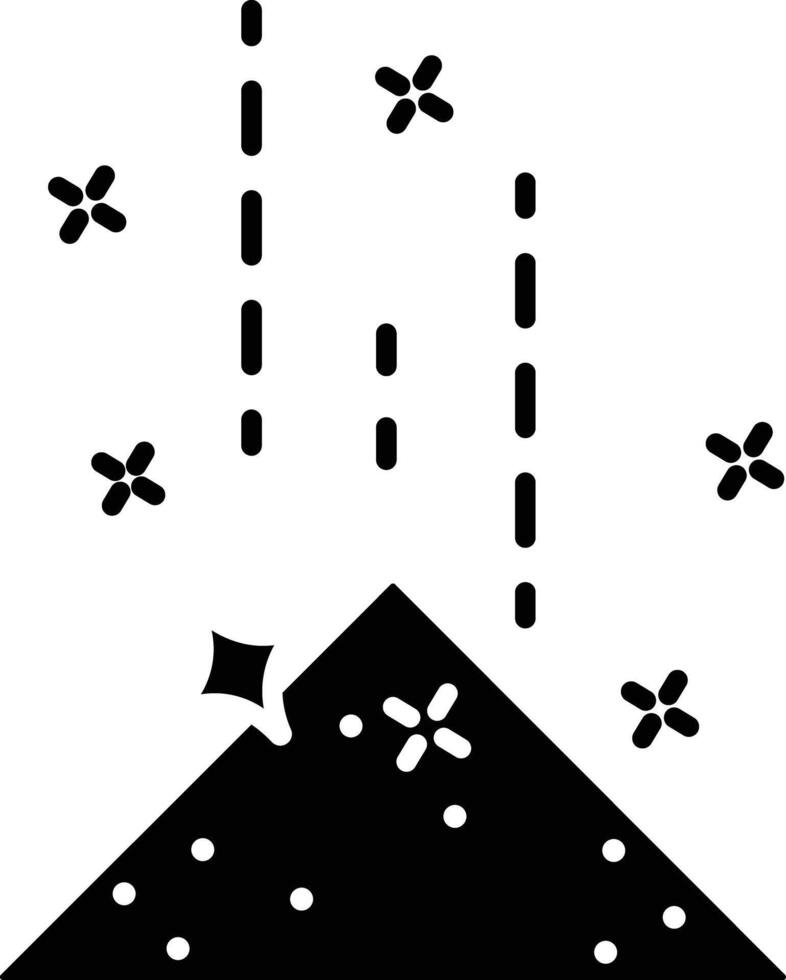 Magic Dust solid glyph illustration vector