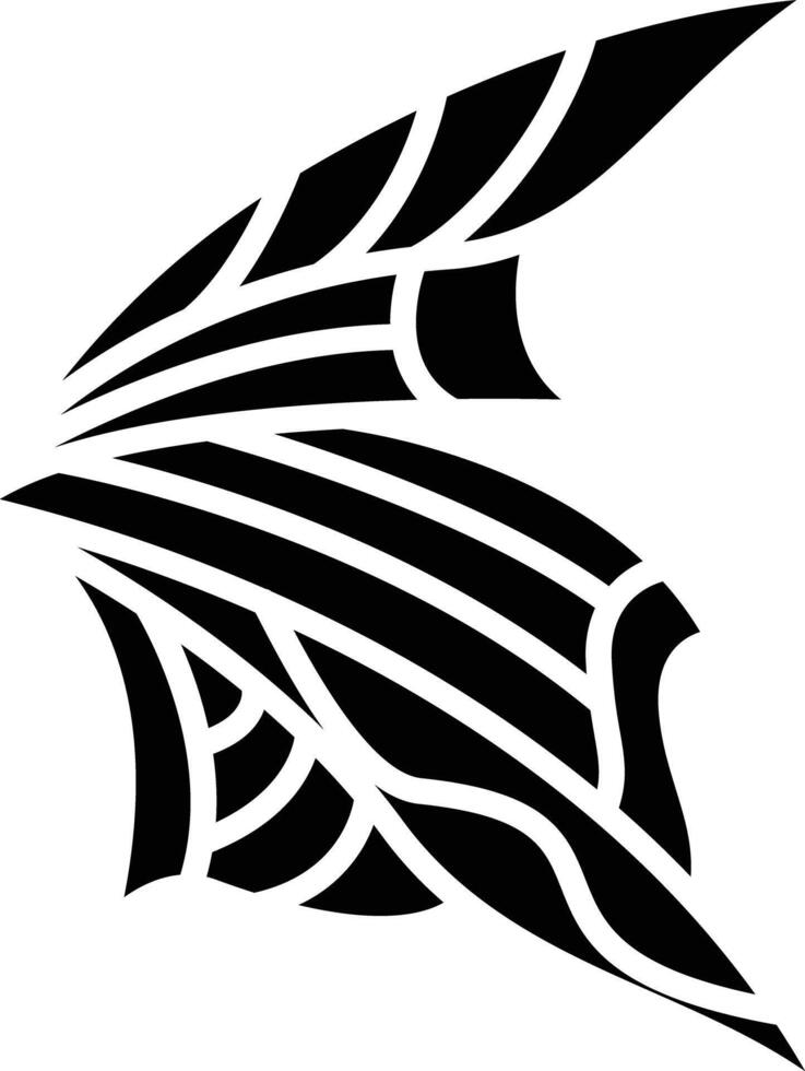 Fairy Wings solid glyph illustration vector