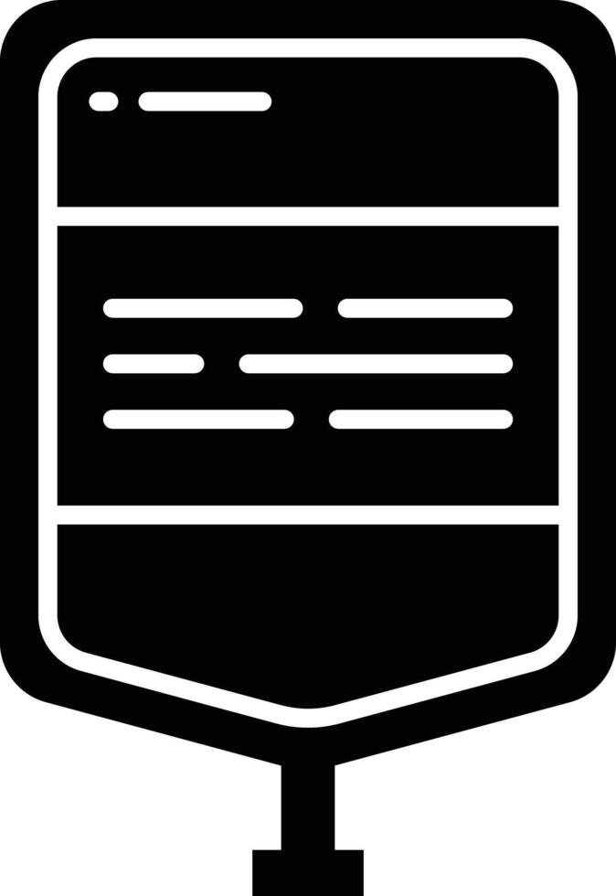 Blood solid glyph illustration vector