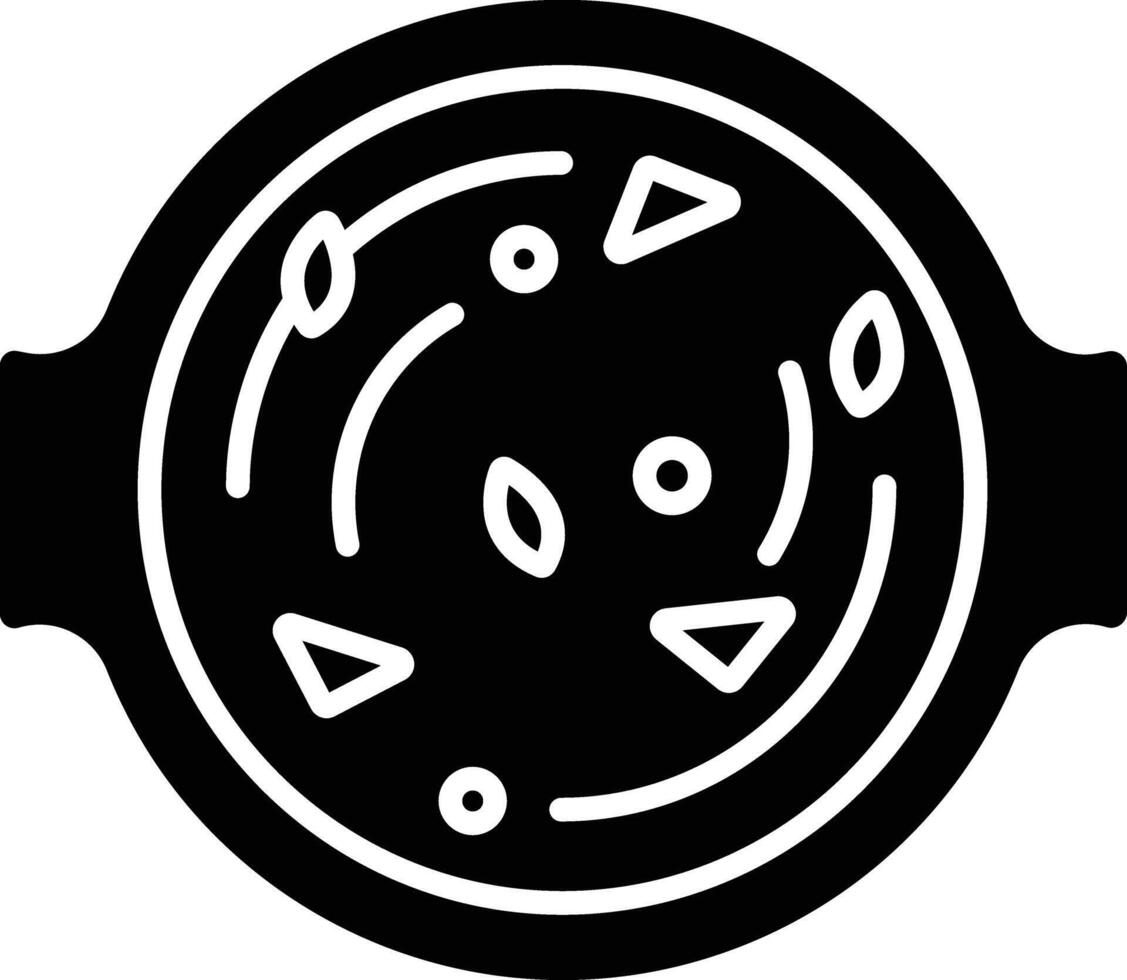 Albondigas Soup solid glyph illustration vector