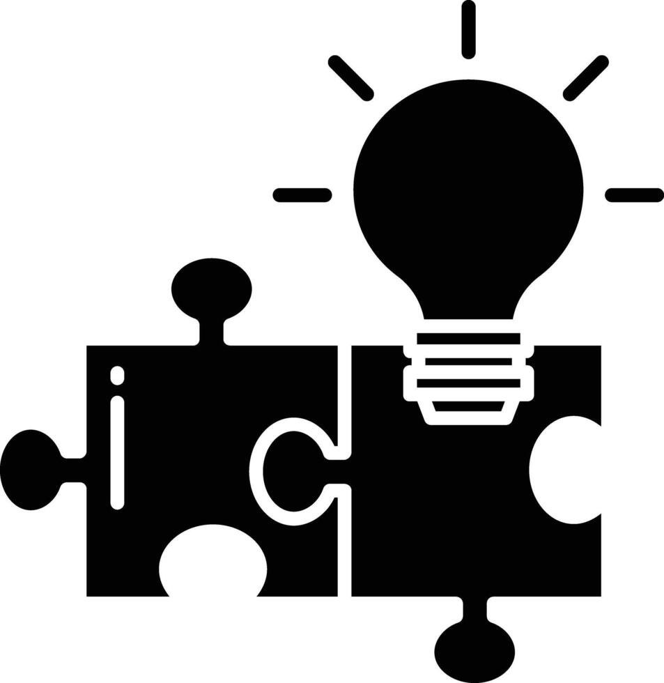 Business and finance solid glyph illustration vector
