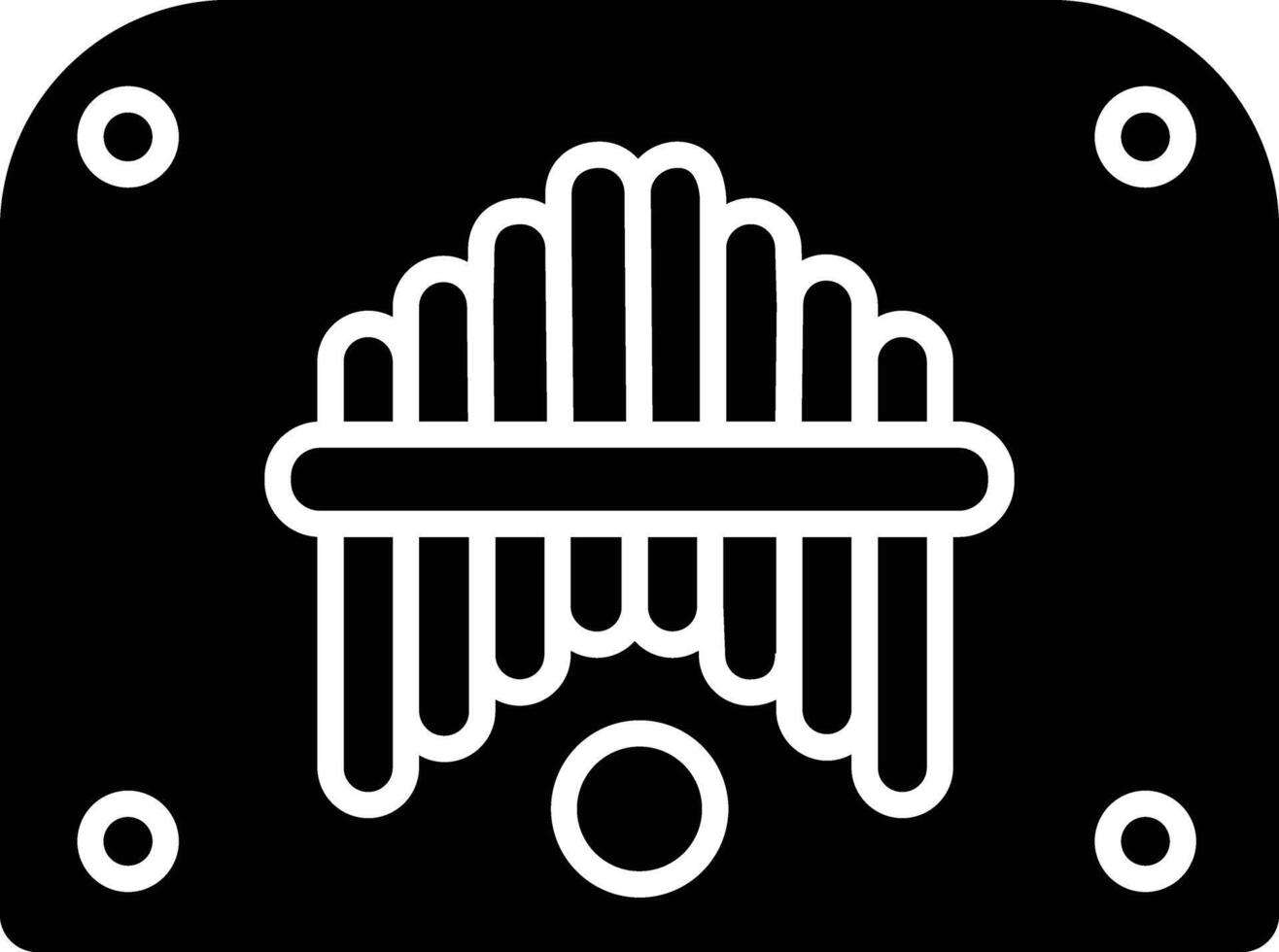 Marimbol solid glyph illustration vector
