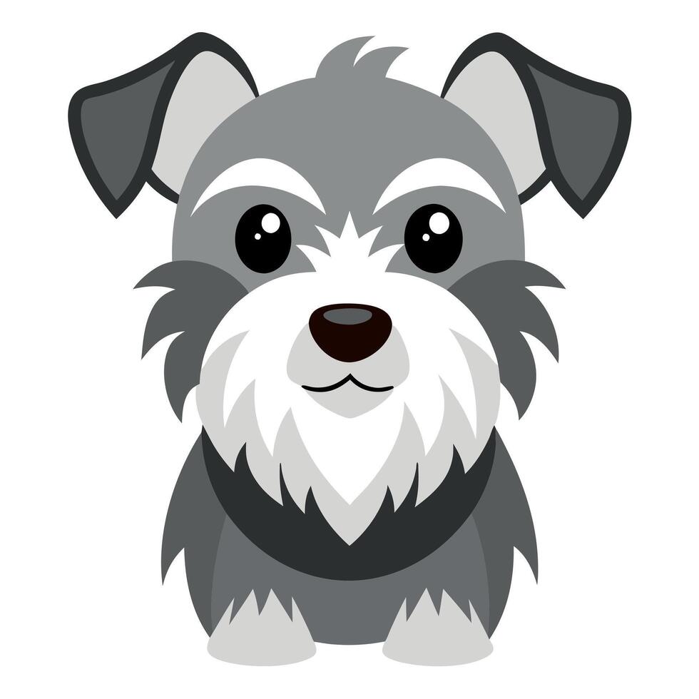 Collie dog goes kawaii vector