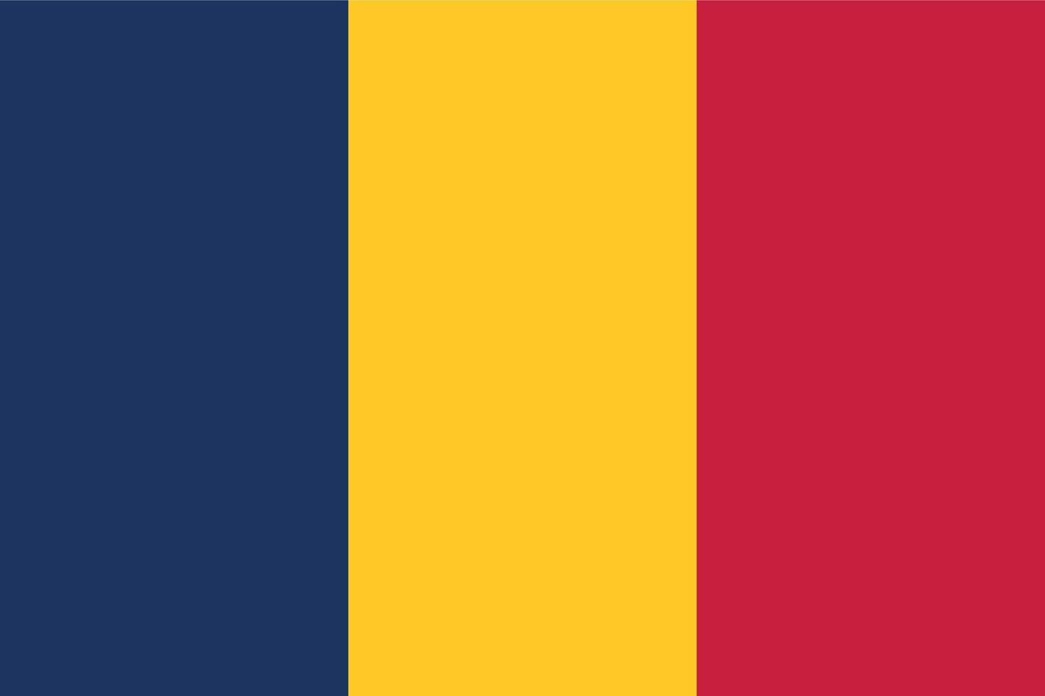 The flag of Chad vector