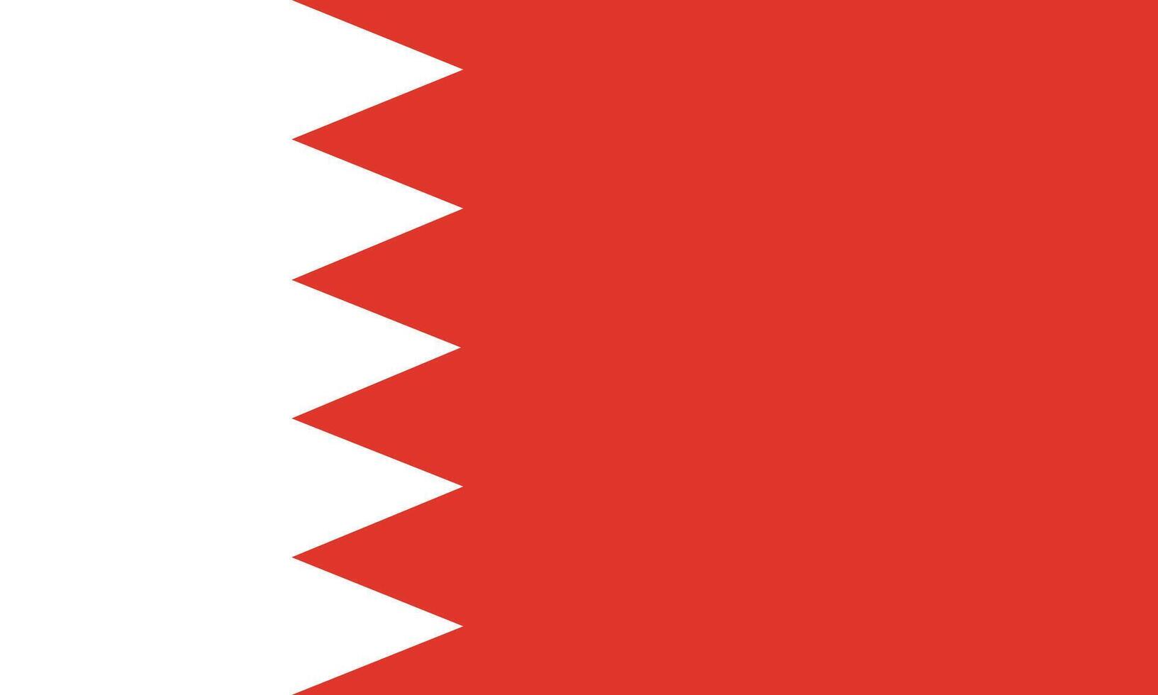 The flag of Bahrain vector