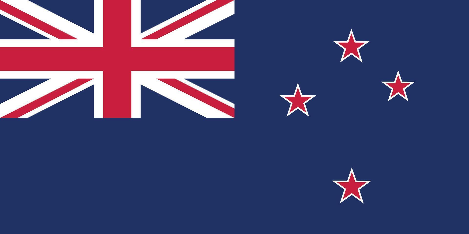 The flag of New Zealand vector