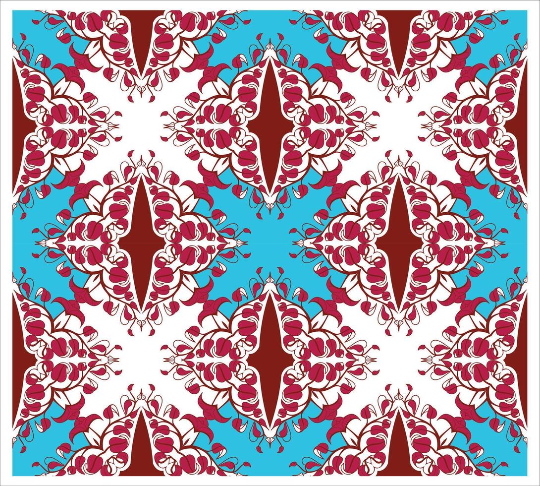floral decorative abstract seamless background pattern design vector
