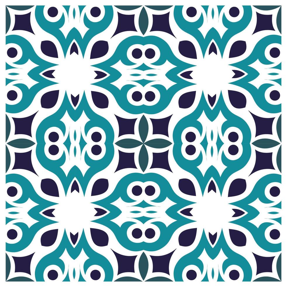 Blue abstract wallpaper seamless pattern background design vector