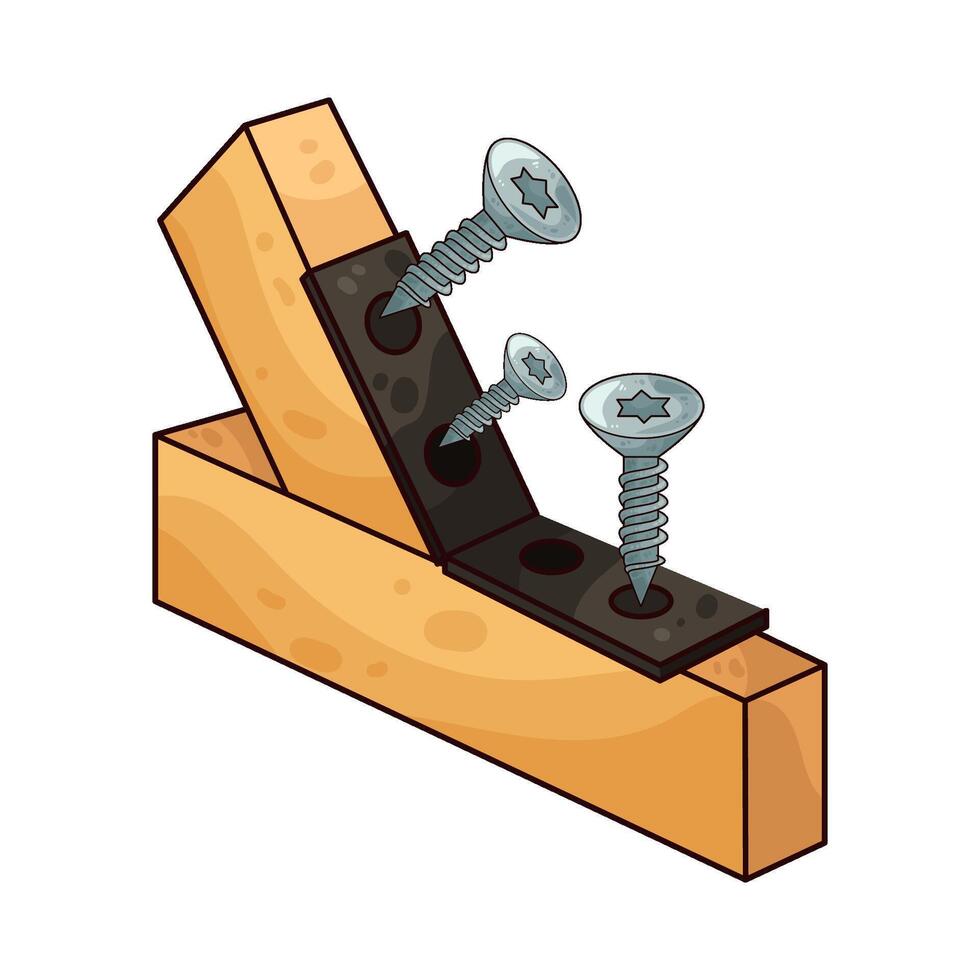 Illustration of screw vector