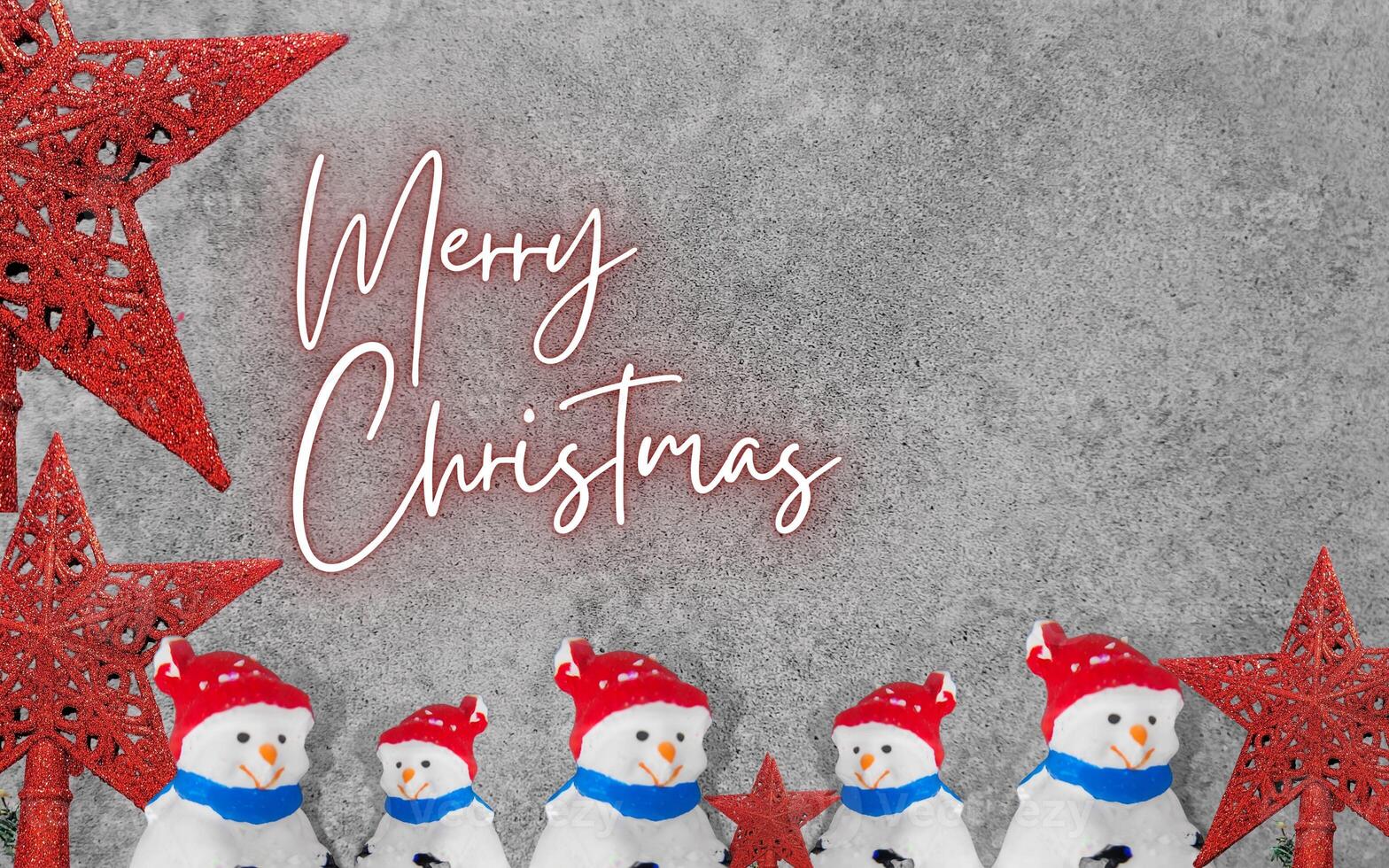 merry christmas art with snowmen and red christmas star,merry christmas 2023 photo