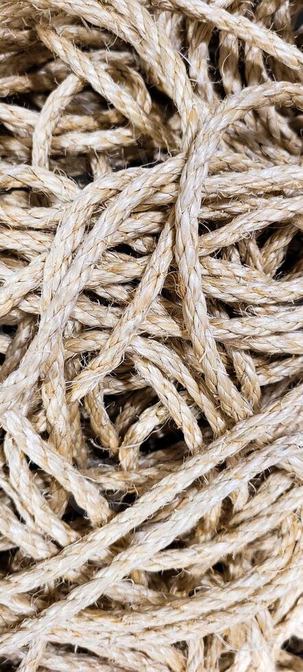 tangled strings with abstract shapes photo