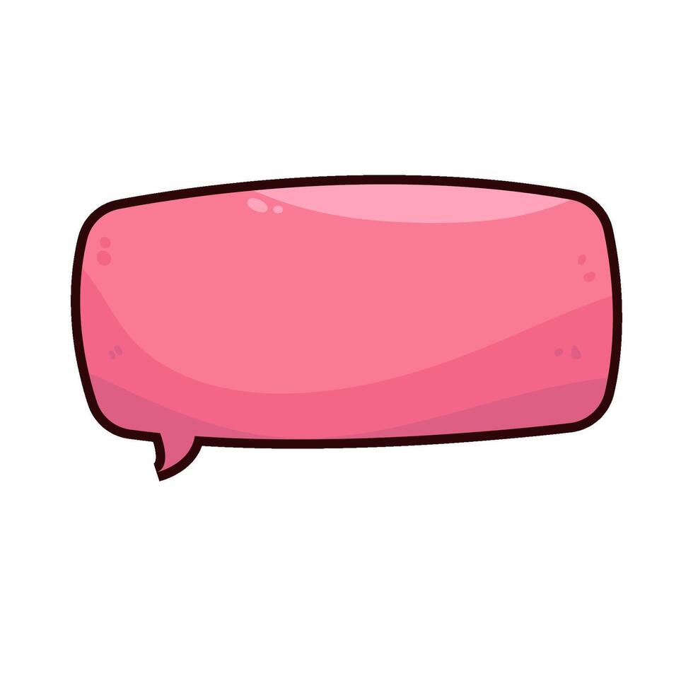 Illustration of chat box vector