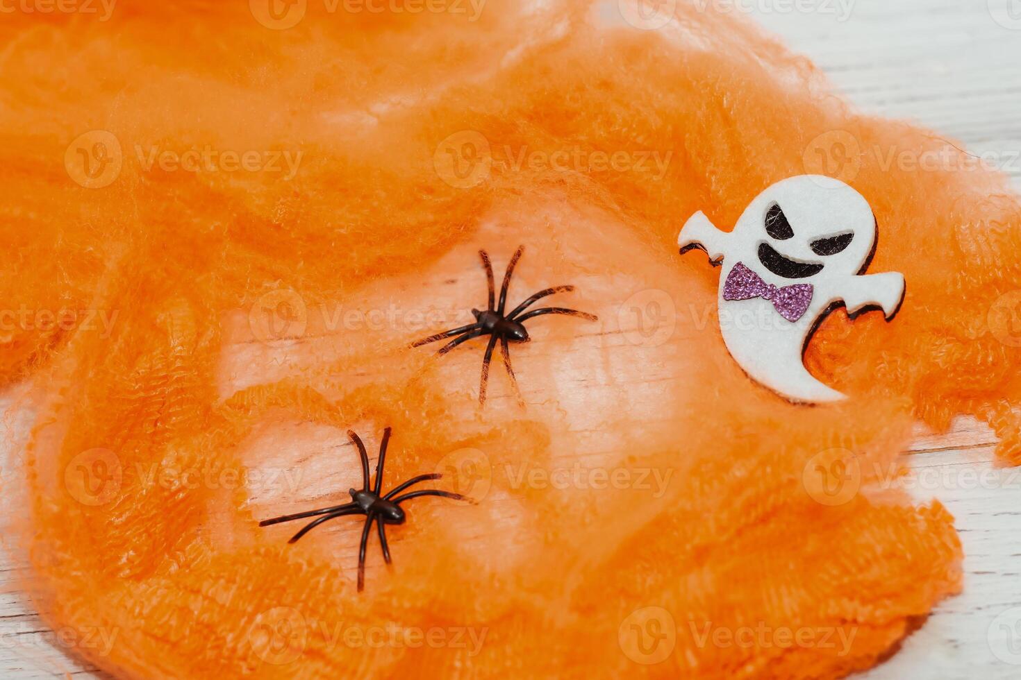 Toy Halloween Pumpkins with felt, holiday decor, party accessories photo