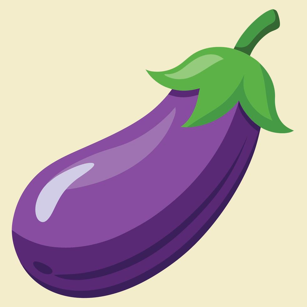 eggplant fresh vegetable icon design isolated vector