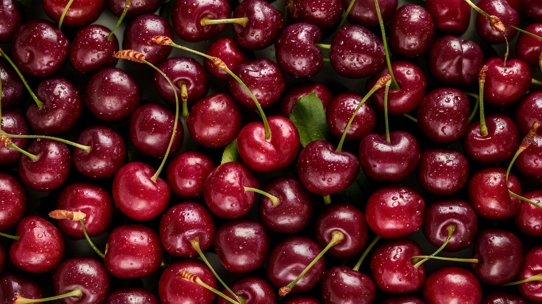 a large group of cherries are arranged in a circle photo