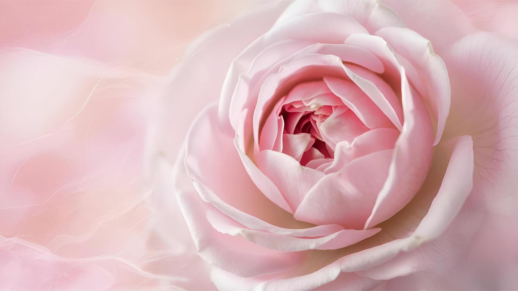 a pink rose is shown in the center of the image photo