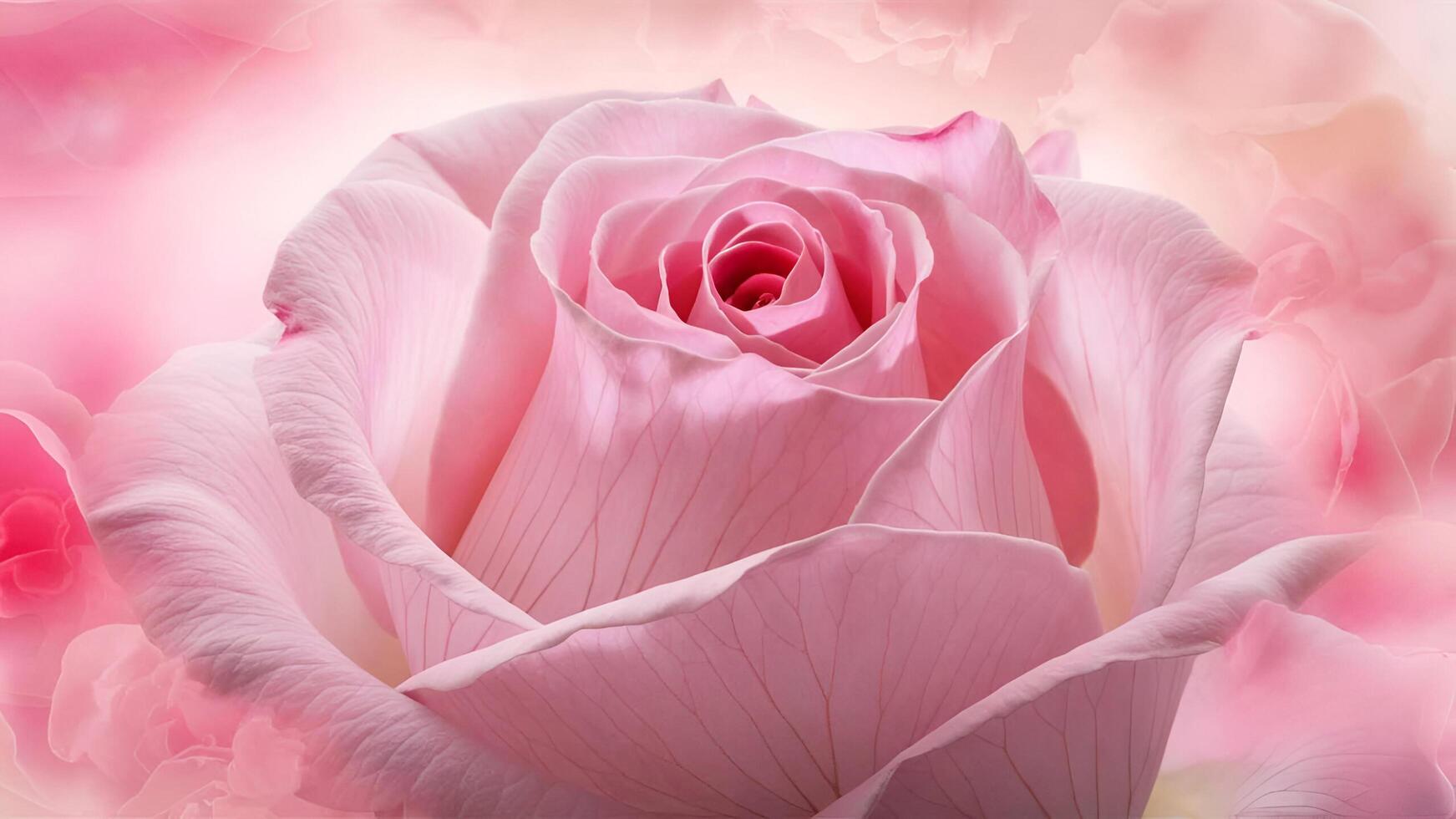 pink rose with a soft background photo