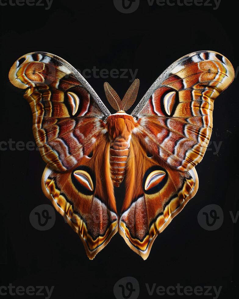 High-Resolution Close-Up Images of Various Insects on Black Background photo