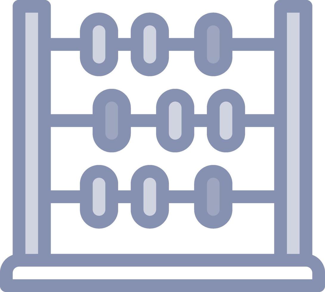 abacus illustration, icon or symbol.eps vector