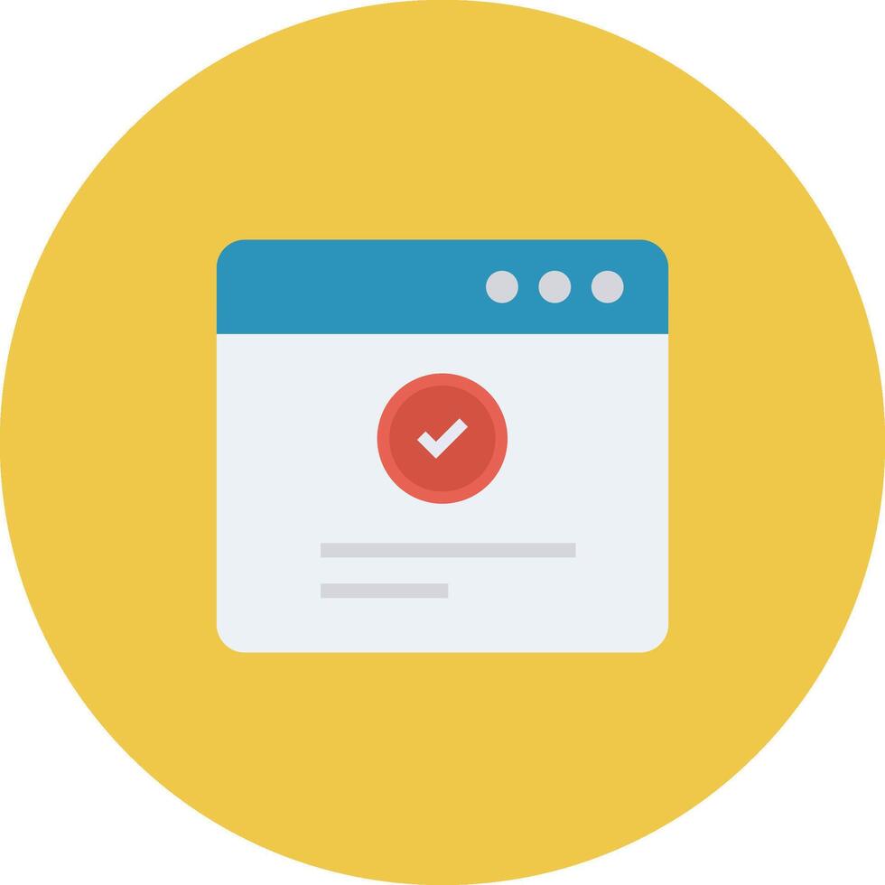 web browser illustration, icon or symbol vector