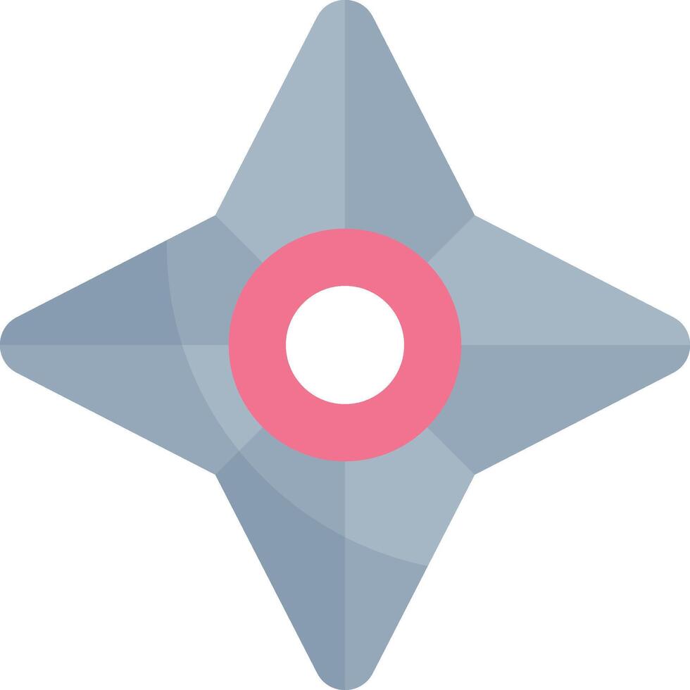 shuriken illustration, icon or symbol vector