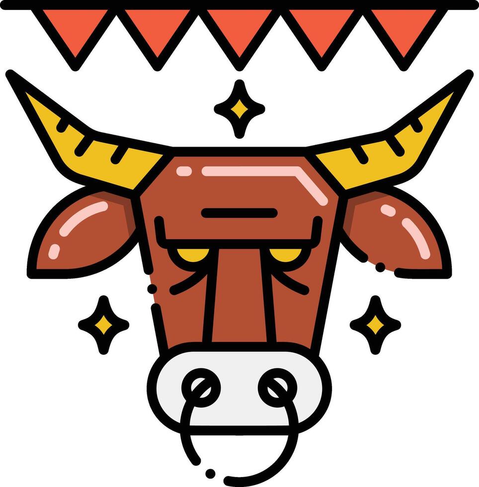 san fermin illustration, icon or symbol.eps vector