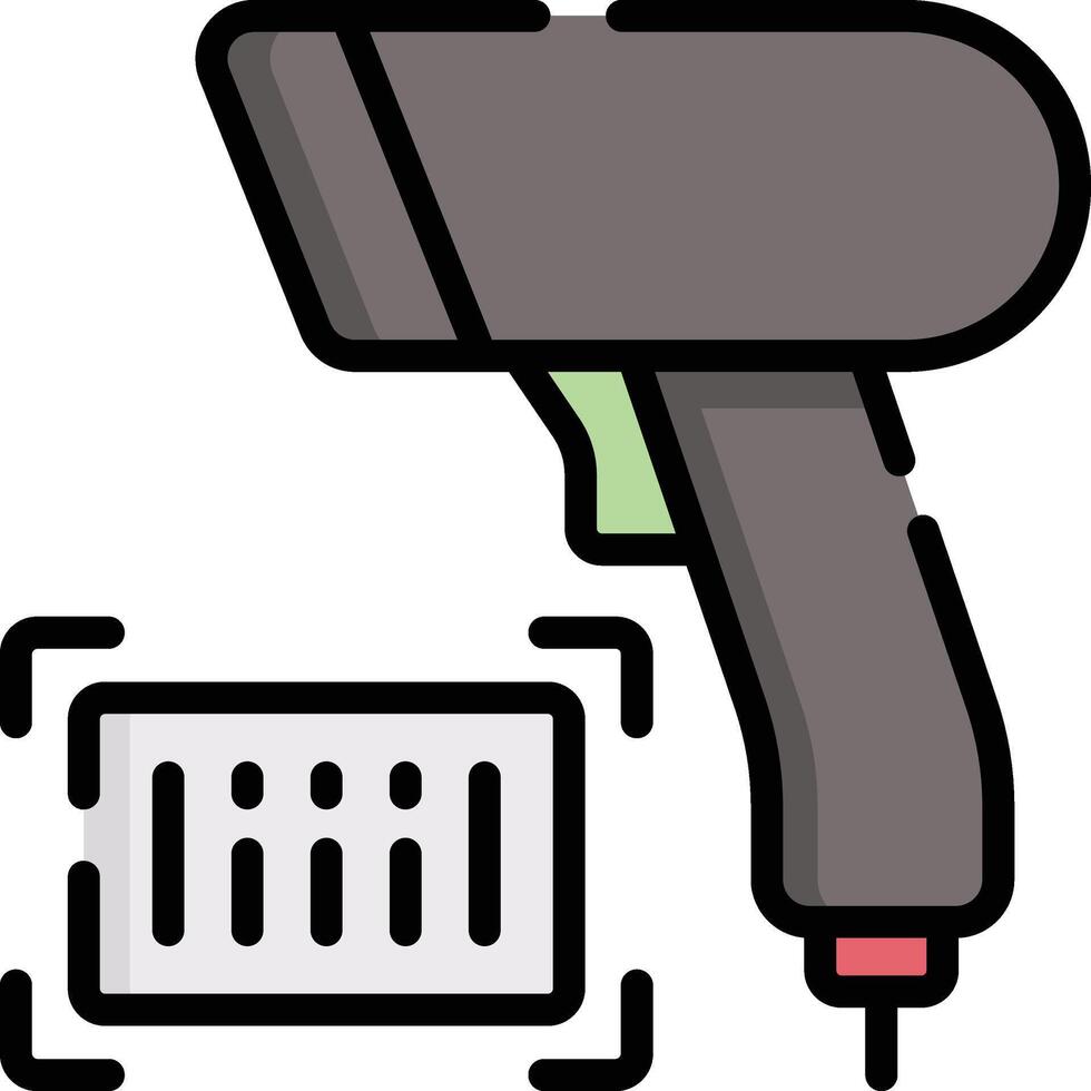 scanner illustration, icon or symbol vector