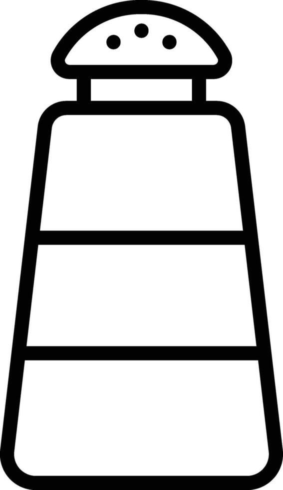salt shaker illustration, icon or symbol vector